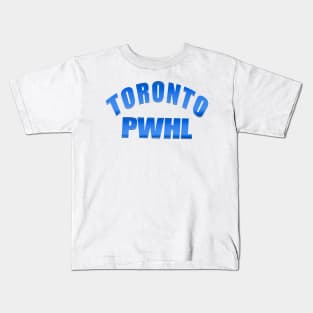 Gradient Colors Toronto PWHL Kids T-Shirt